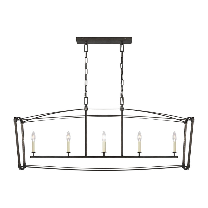 Visual Comfort StudioThayerFive Light Linear Chandelier