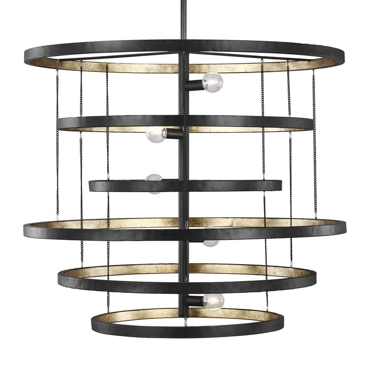 Generation Lighting. Five Light Chandelier