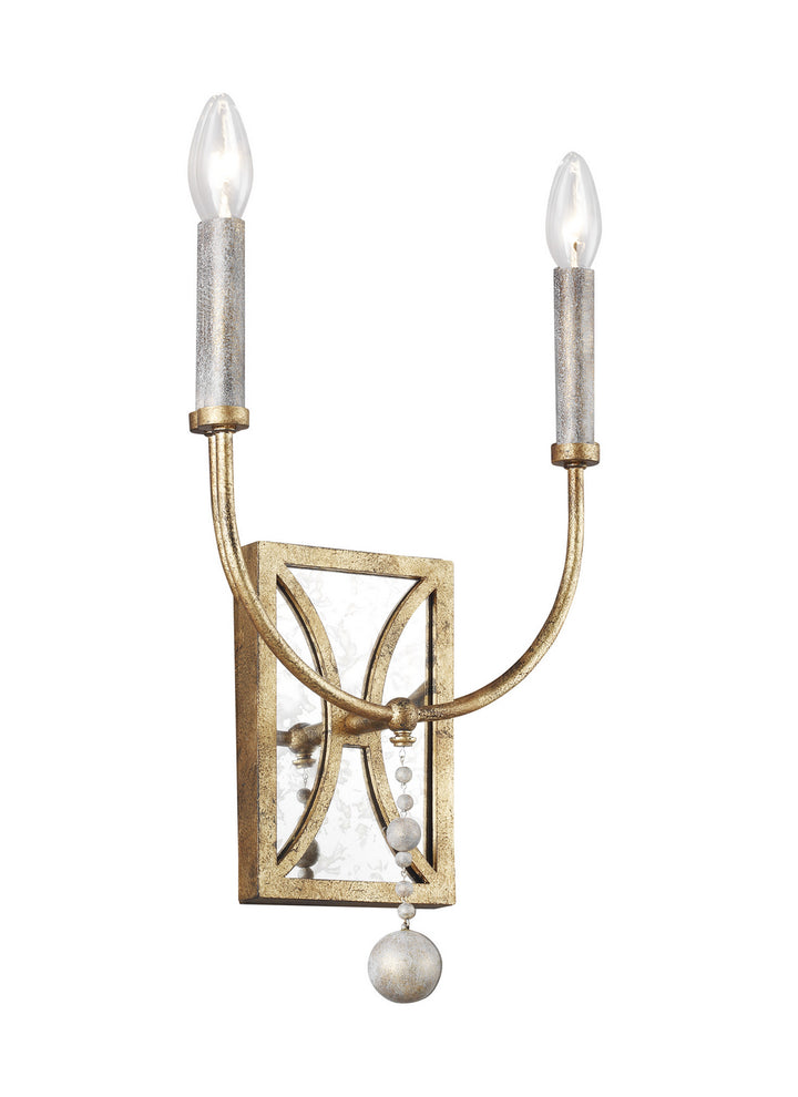 Generation Lighting. Two Light Wall Sconce