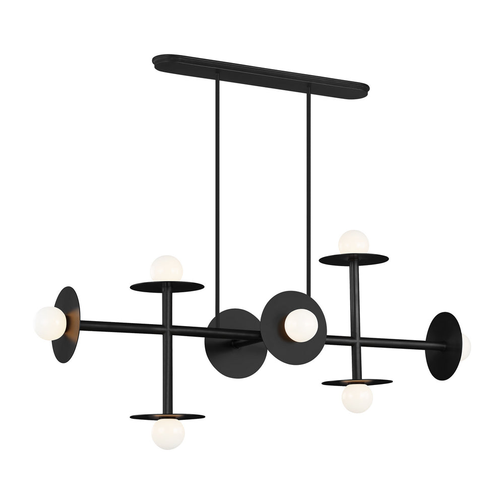 Visual Comfort StudioNodesEight Light Linear Chandelier