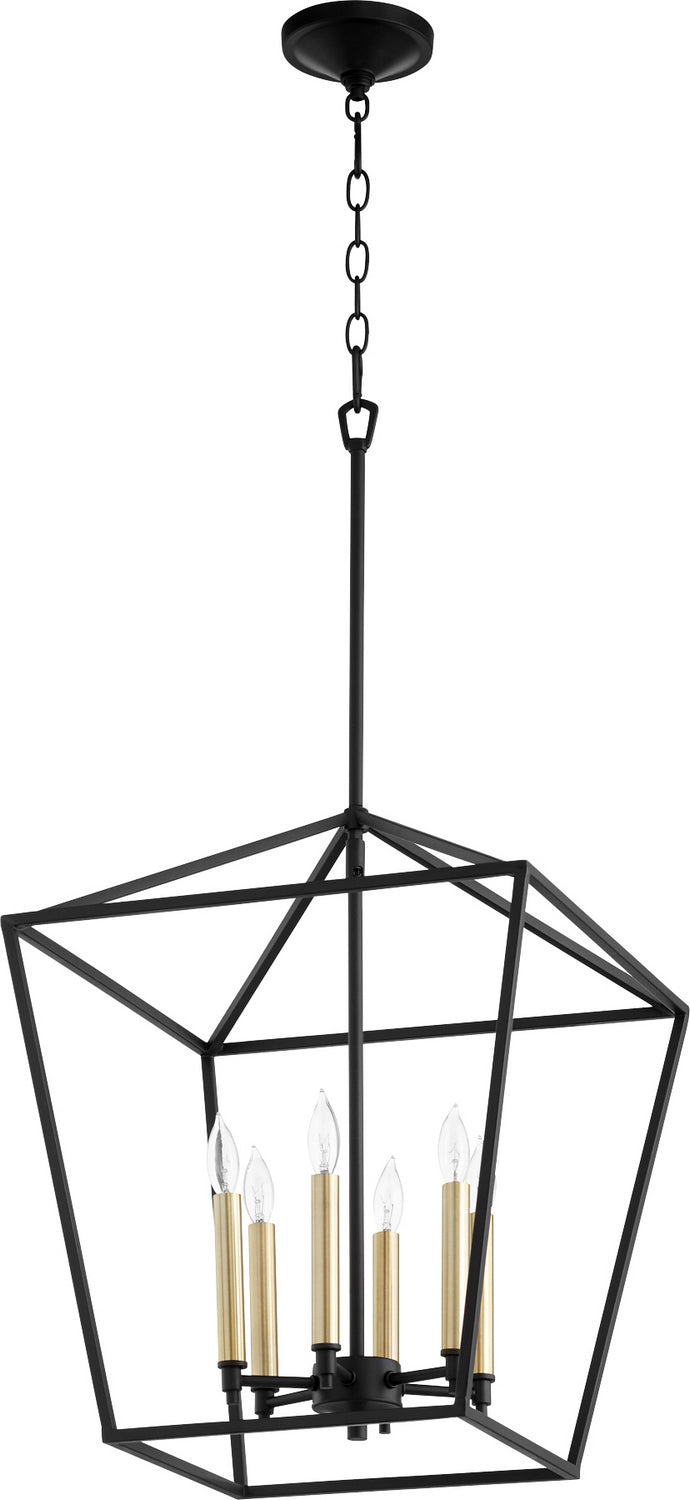 Quorum Six Light Entry Pendant