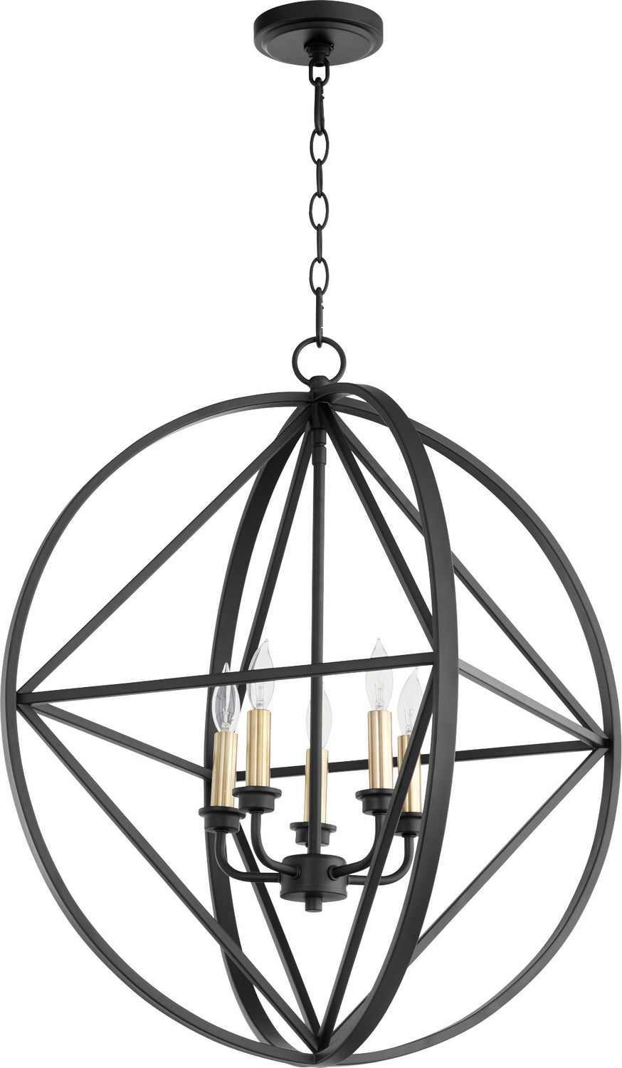 Quorum Five Light Pendant