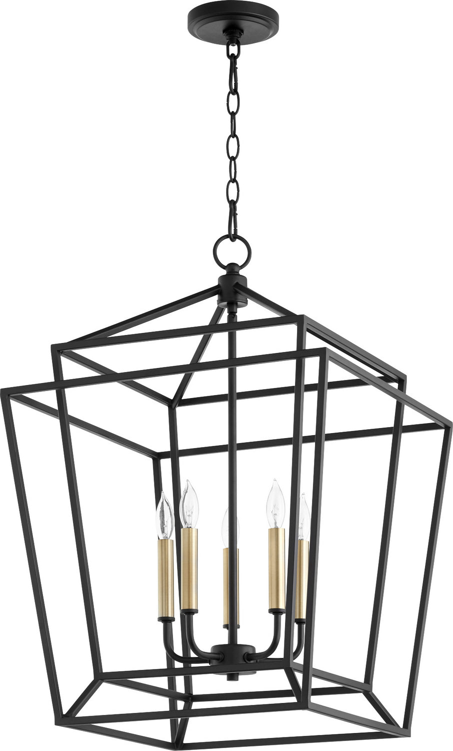 Quorum Five Light Entry Pendant