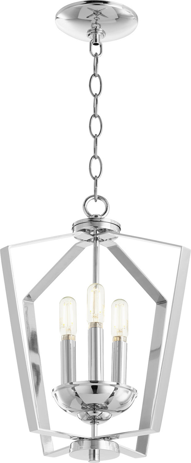 Quorum Three Light Entry Pendant