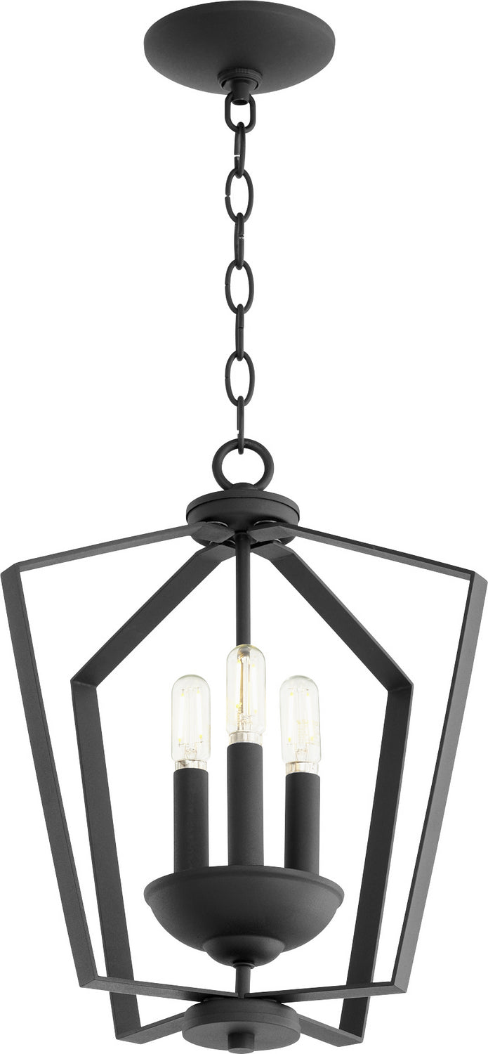 Quorum Three Light Entry Pendant