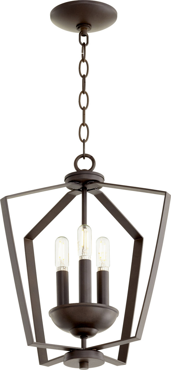 Quorum Three Light Entry Pendant