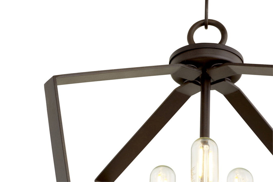 Quorum Three Light Entry Pendant