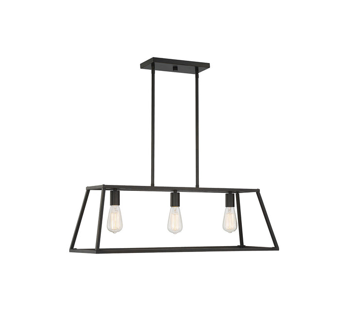 Savoy House Denton Three Light Linear Chandelier