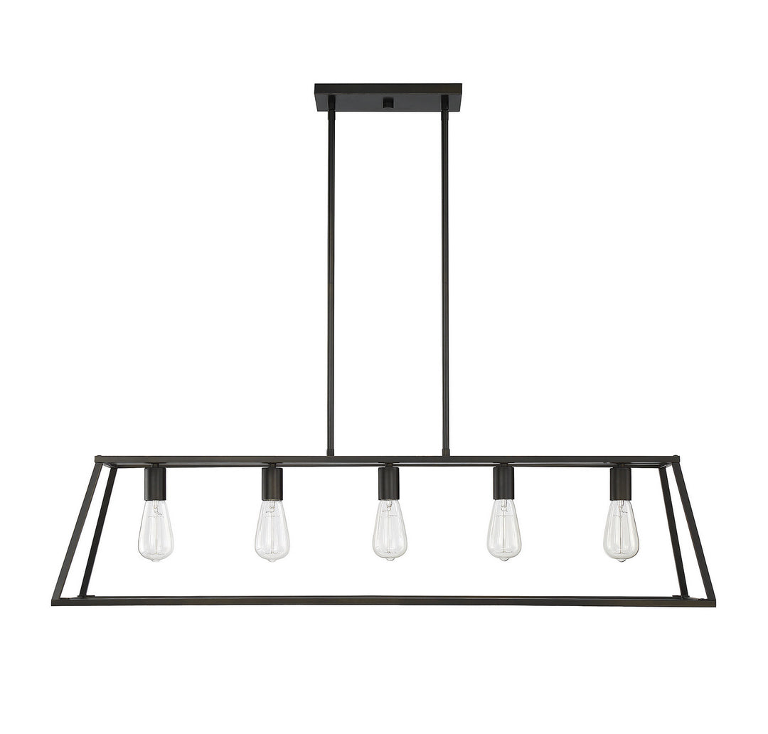 Savoy House Denton Five Light Linear Chandelier