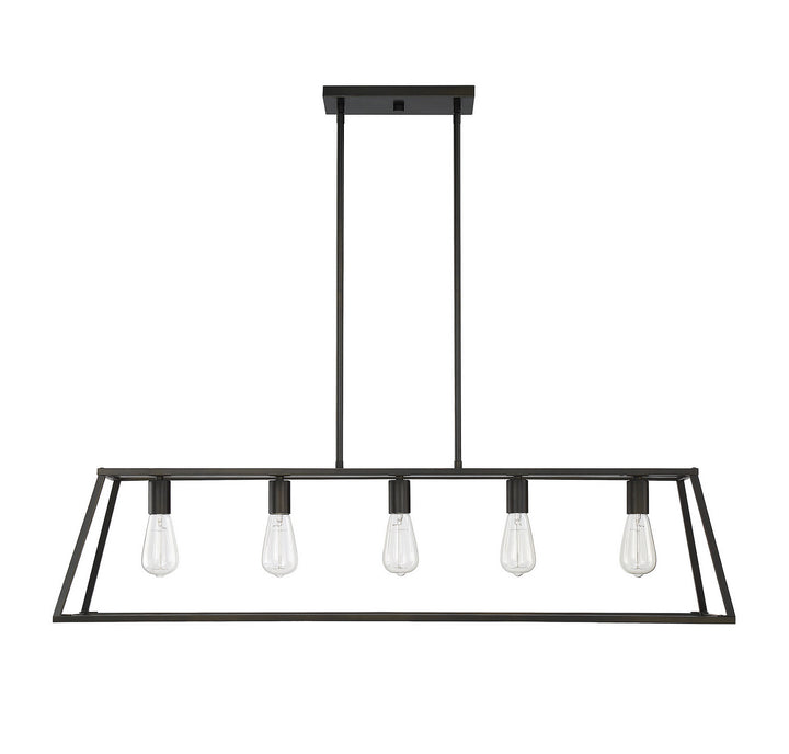 Savoy House Denton Five Light Linear Chandelier