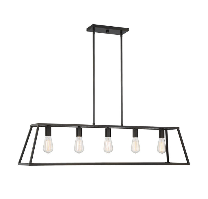 Savoy House Denton Five Light Linear Chandelier