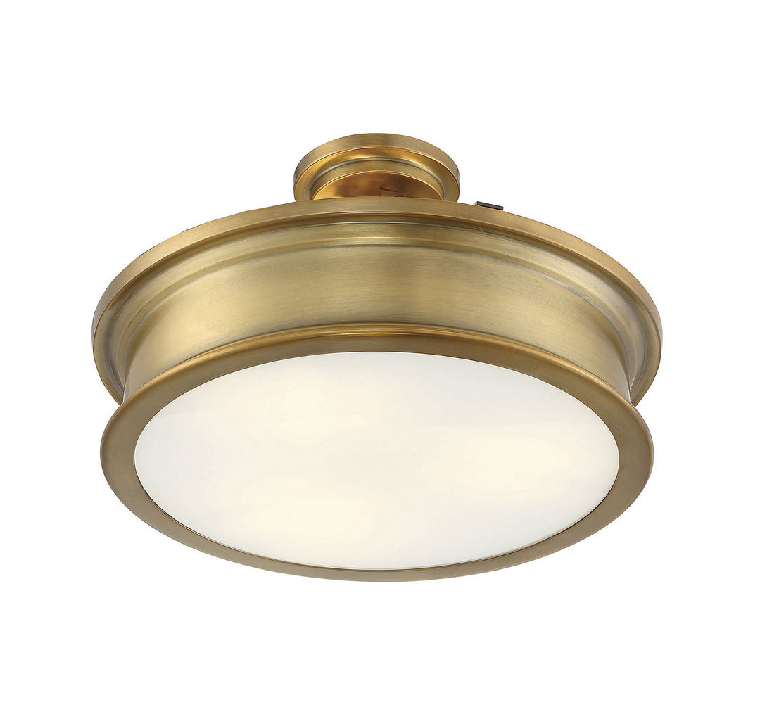 Savoy House Watkins Three Light Semi-Flush Mount