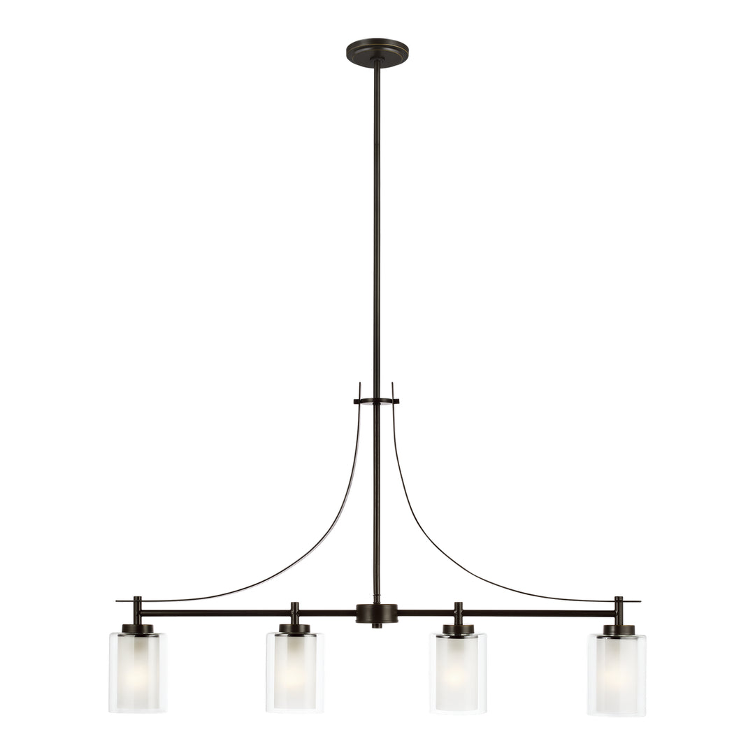 Generation Lighting. Four Light Island Pendant