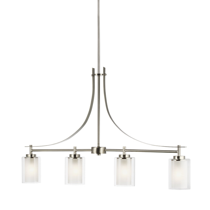 Generation Lighting. Four Light Island Pendant