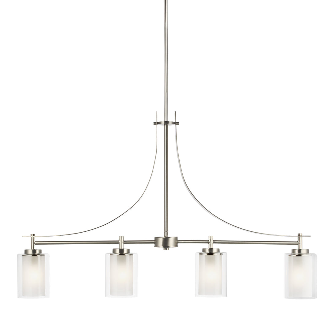 Generation Lighting. Four Light Island Pendant