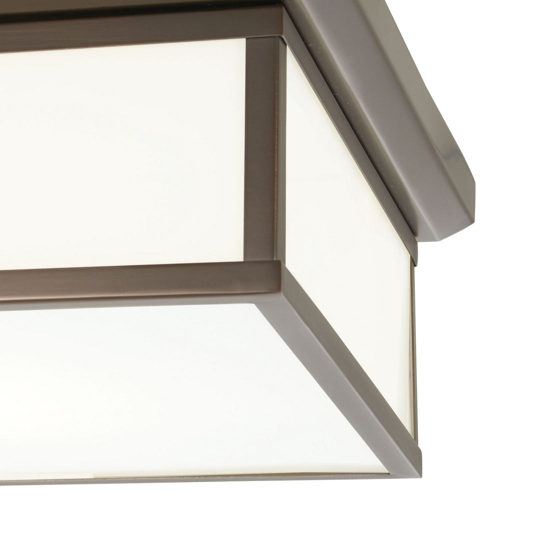 Minka Lavery LED Flush Mount in Harvard Court Bronze (Plated)