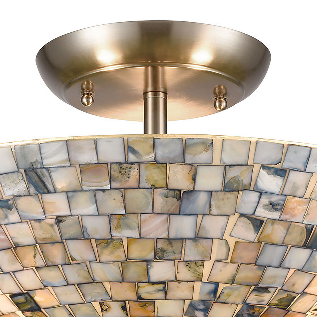 ELK Home Three Light Semi Flush Mount