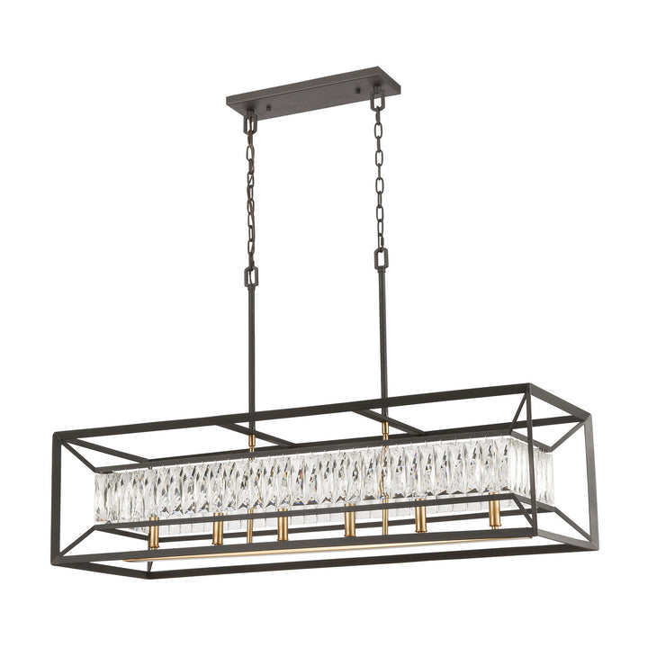 ELK Home Six Light Linear Chandelier