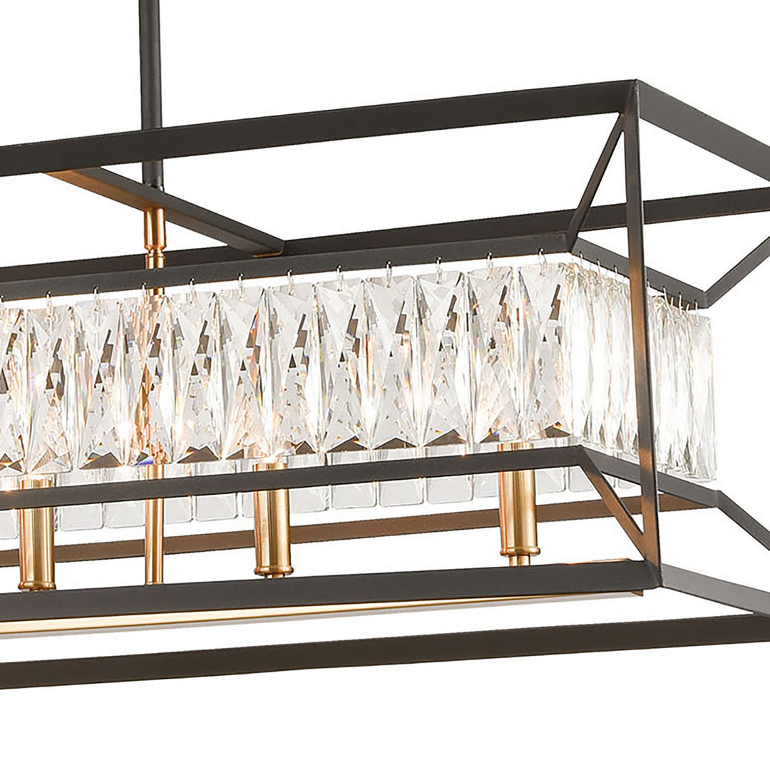 ELK Home Six Light Linear Chandelier