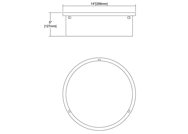 ELK Home Three Light Flush Mount