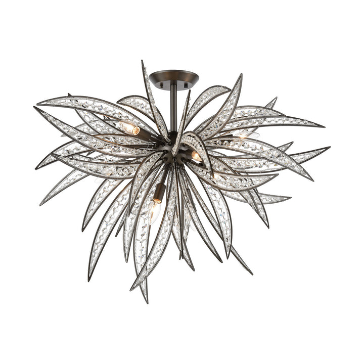 ELK Home Eight Light Semi Flush Mount