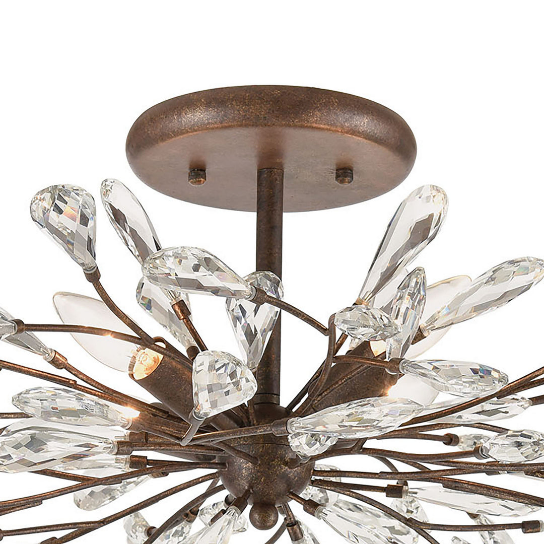 ELK Home Four Light Semi Flush Mount