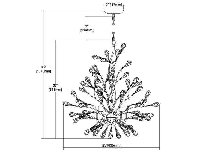 ELK Home Five Light Chandelier