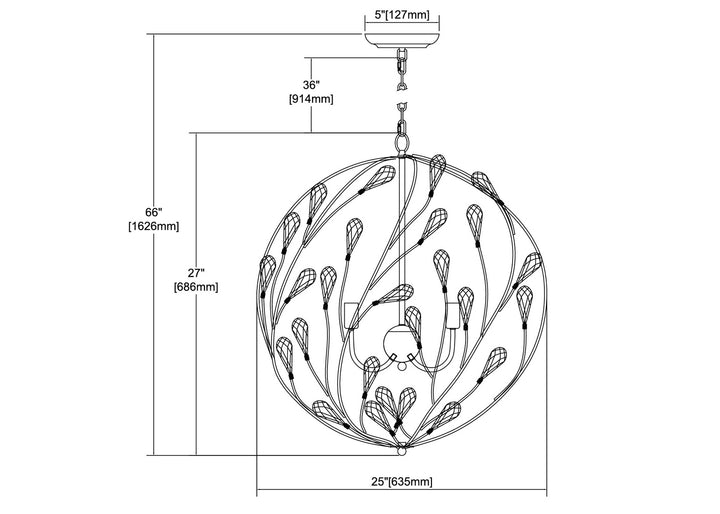 ELK Home Six Light Chandelier