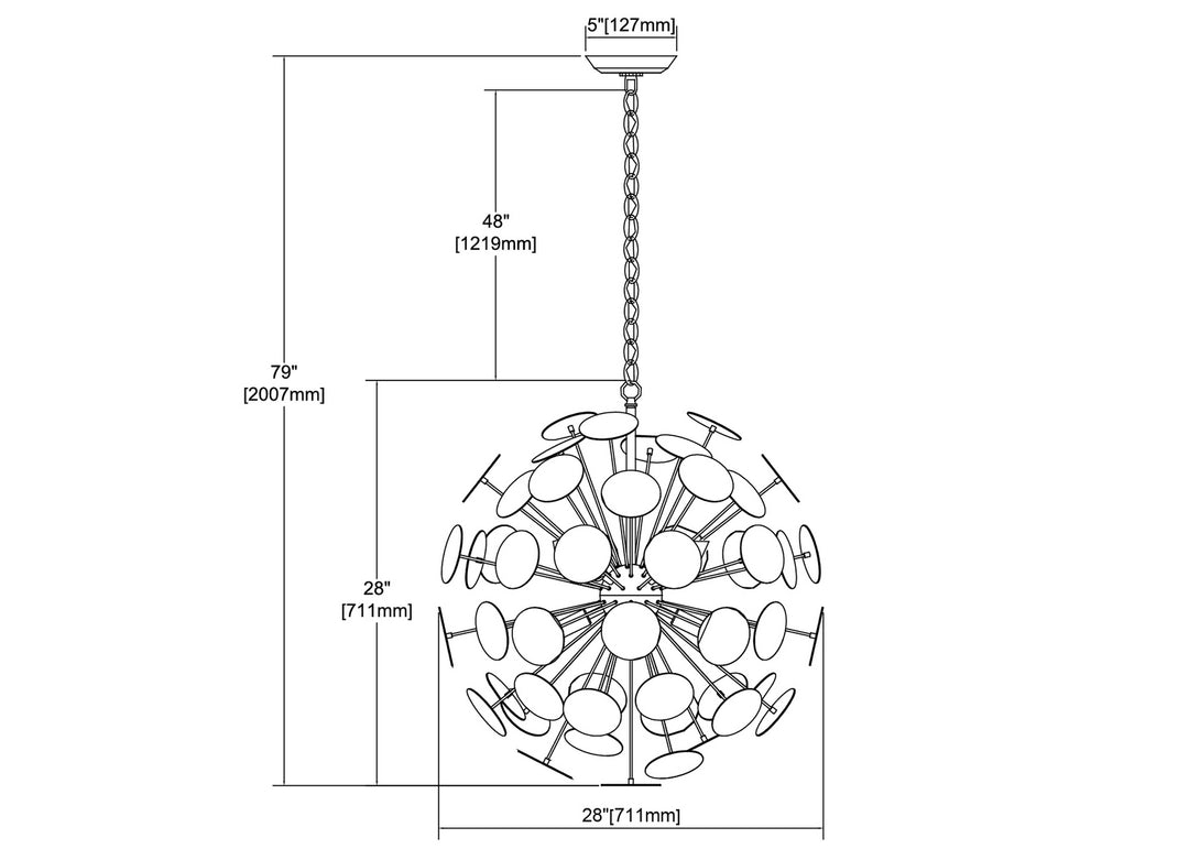 ELK Home Eight Light Chandelier