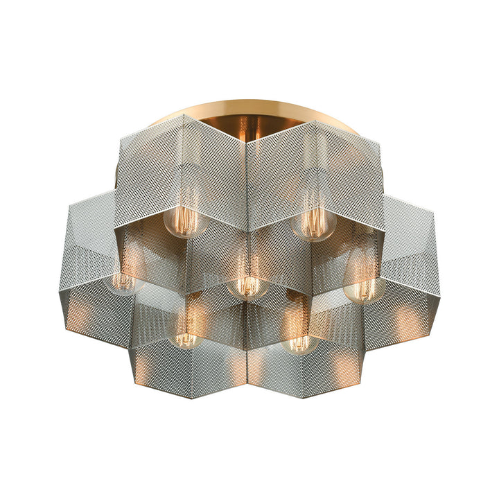 ELK Home Seven Light Semi Flush Mount