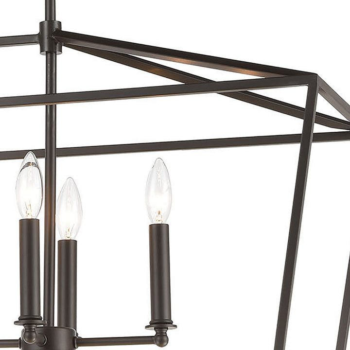 ELK Home Seven Light Linear Chandelier