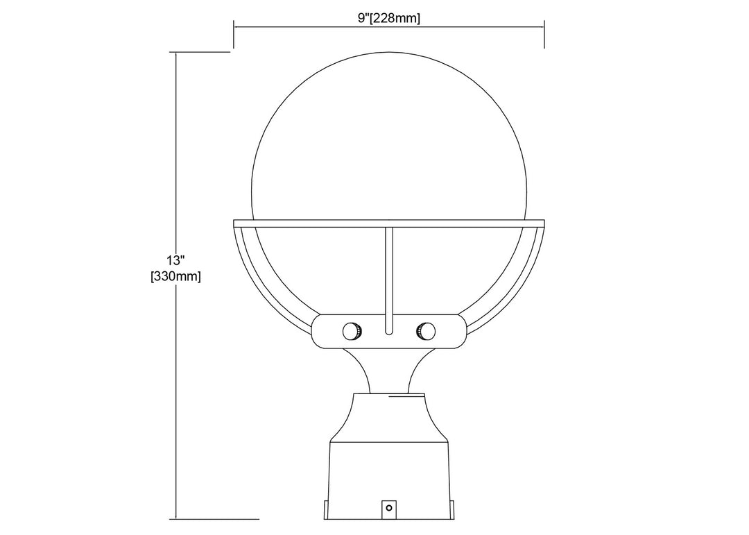 ELK Home One Light Outdoor Post Mount