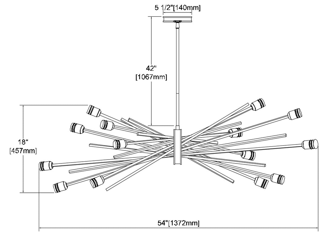 ELK Home 14 Light Chandelier