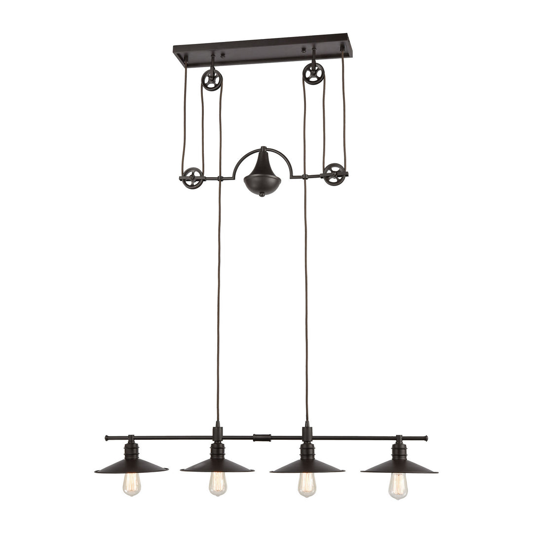 ELK Home Four Light Linear Chandelier