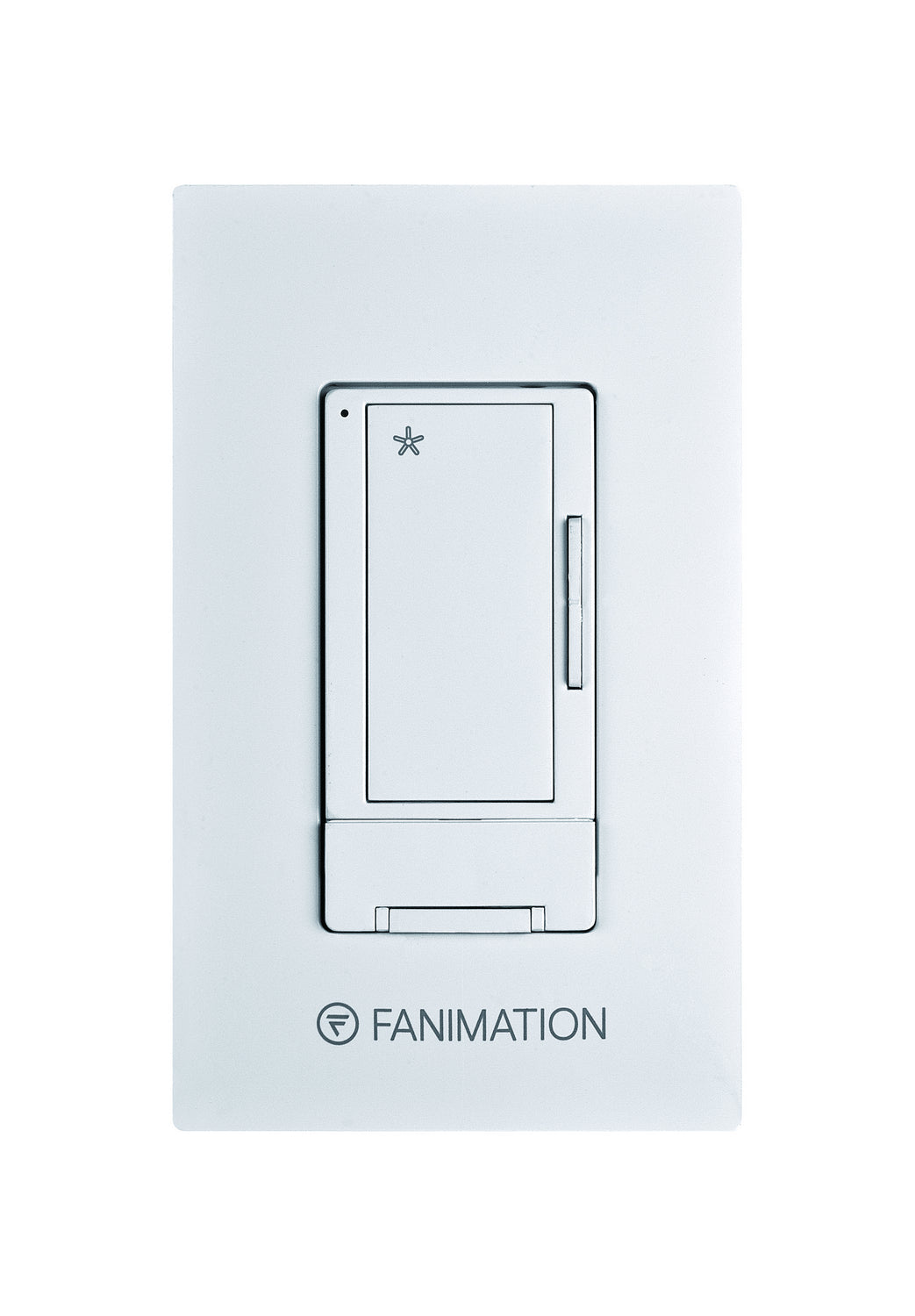 Fanimation Kwad 2 wire Fan with Light Wall Remote WR501WH