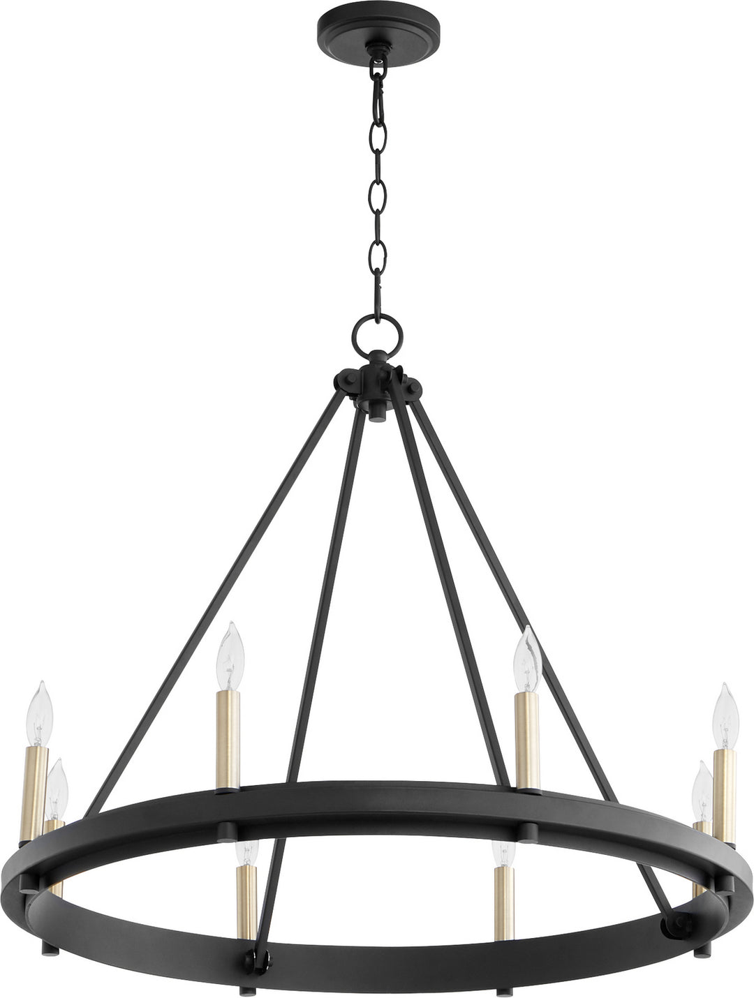 Quorum Eight Light Chandelier