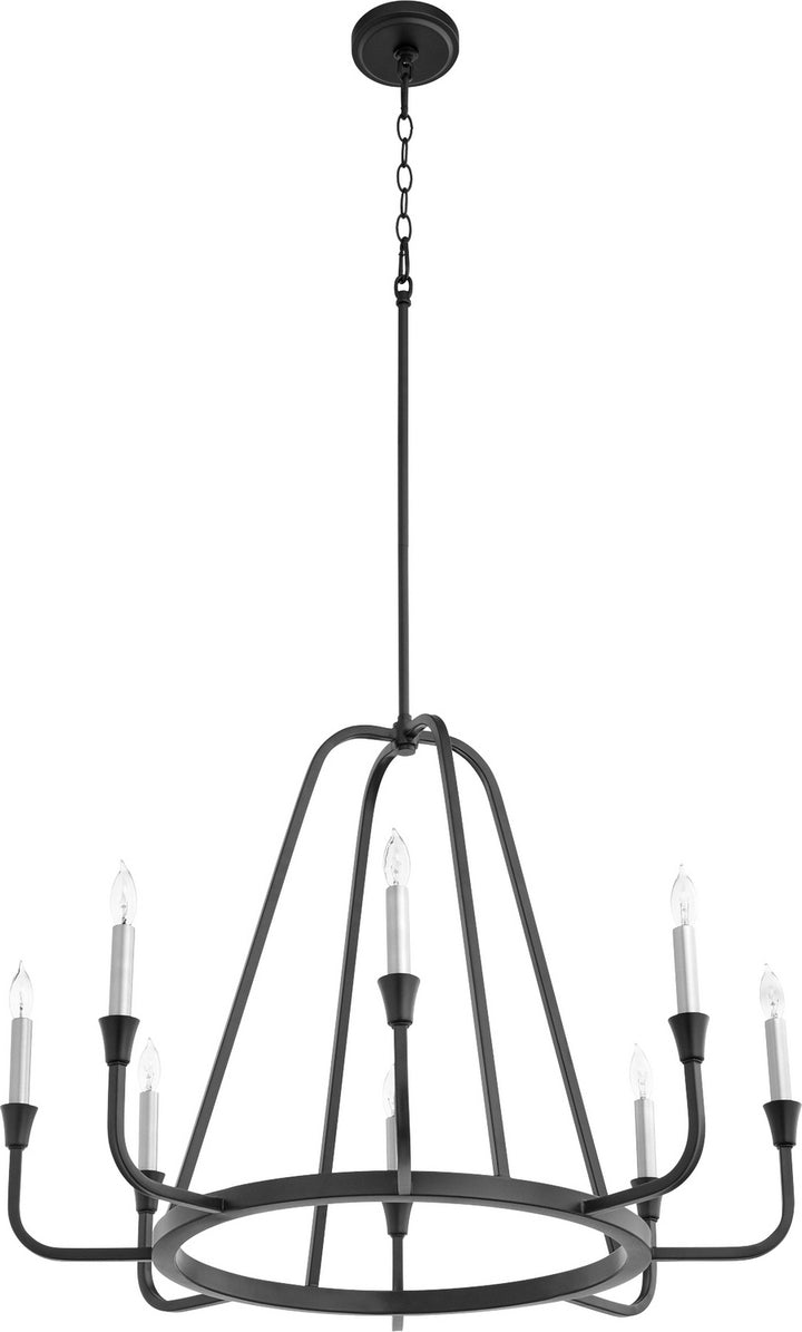 Quorum Eight Light Chandelier