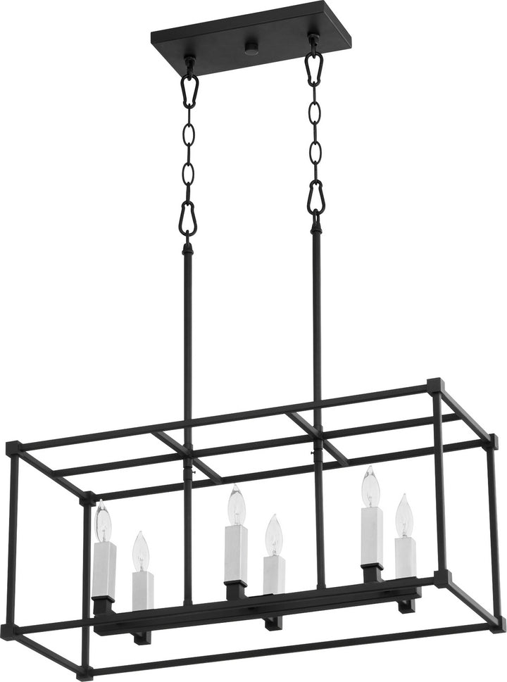 Quorum Six Light Linear Pendant