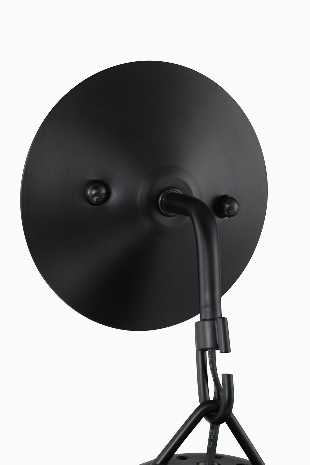 Orion One Light Wall Sconce in Flat Black