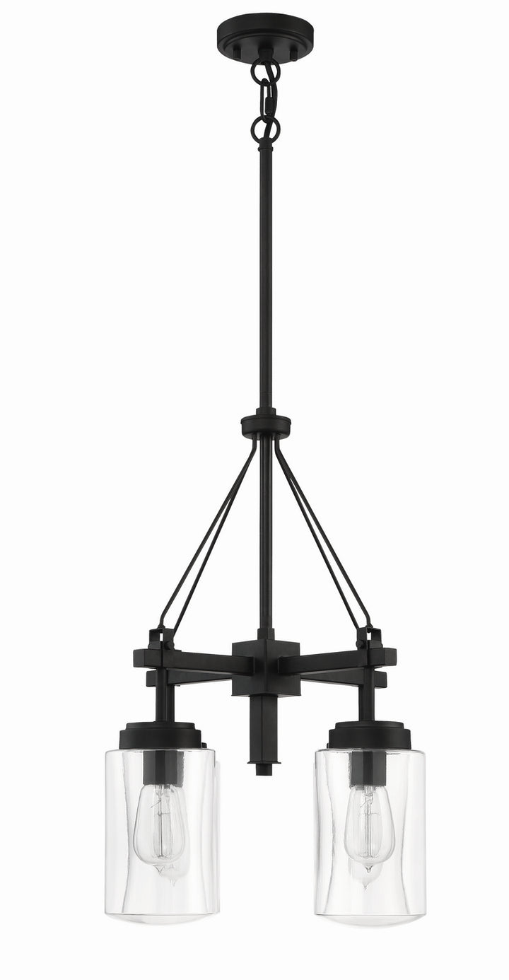 Crosspoint Four Light Outdoor Chandelier in Espresso