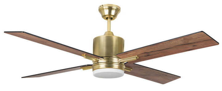 Teana 52" Ceiling Fan in Satin Brass