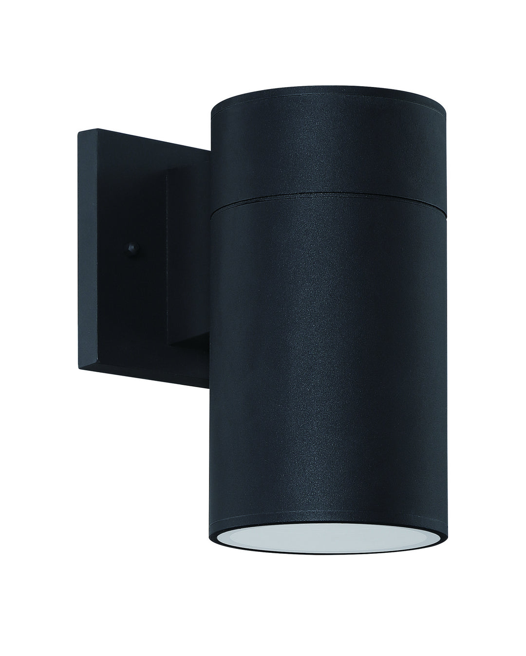 Pillar LED Outdoor Wall Lantern in Textured Black