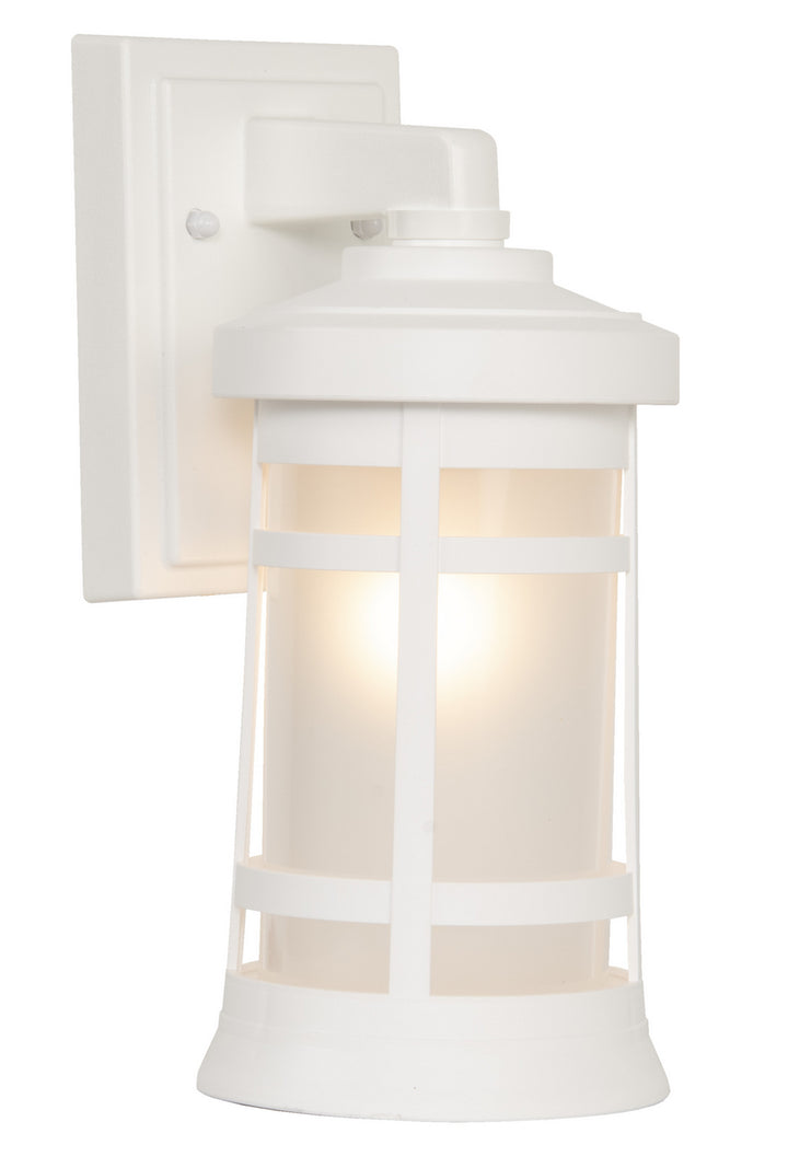 Resilience Lanterns One Light Outdoor Wall Lantern in Textured White