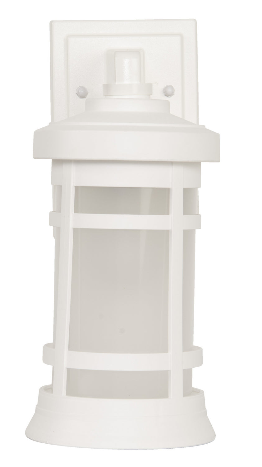 Resilience Lanterns One Light Outdoor Wall Lantern in Textured White