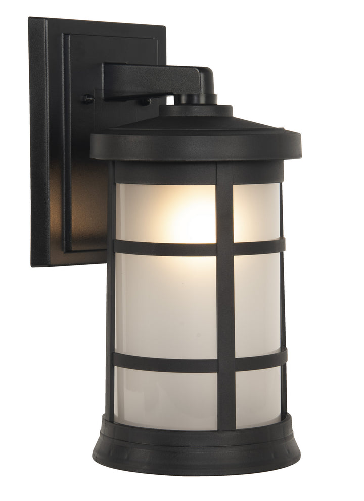 Resilience Lanterns One Light Outdoor Wall Lantern in Textured Black