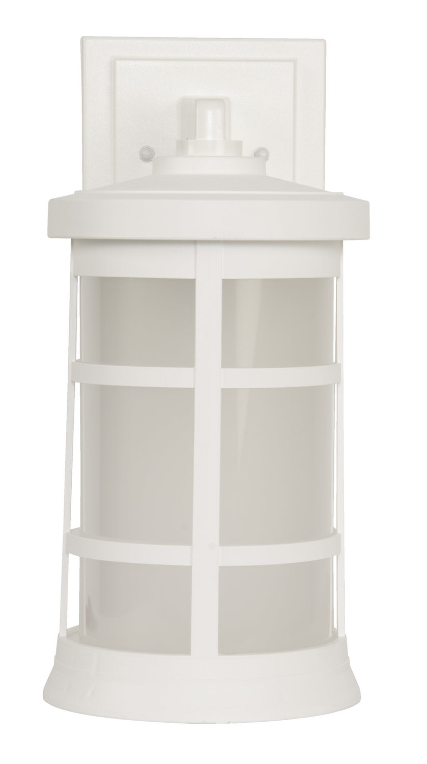 Resilience Lanterns One Light Outdoor Wall Lantern in Textured White