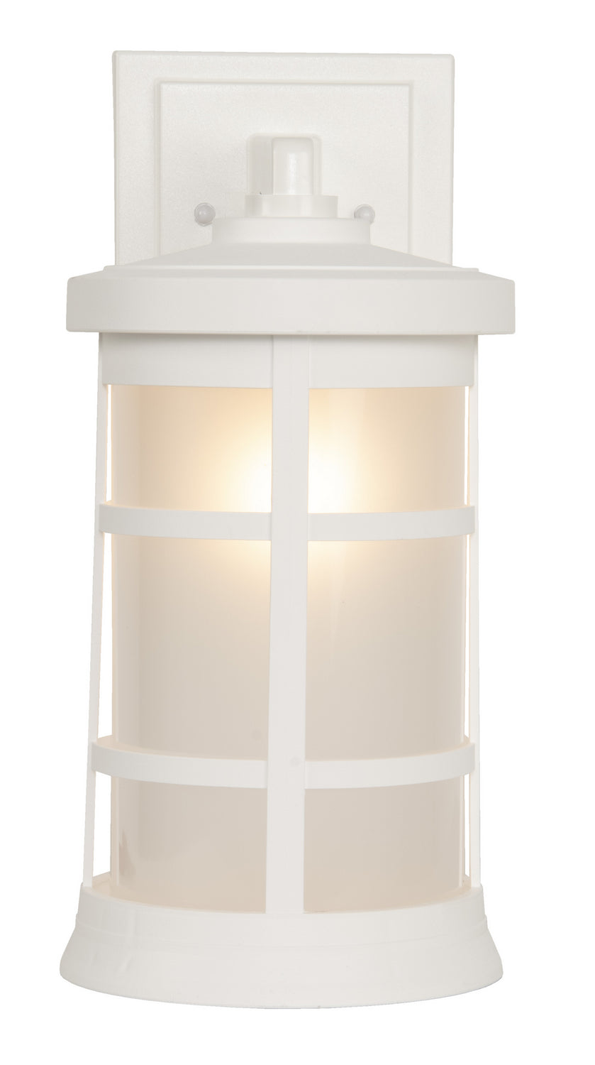 Resilience Lanterns One Light Outdoor Wall Lantern in Textured White