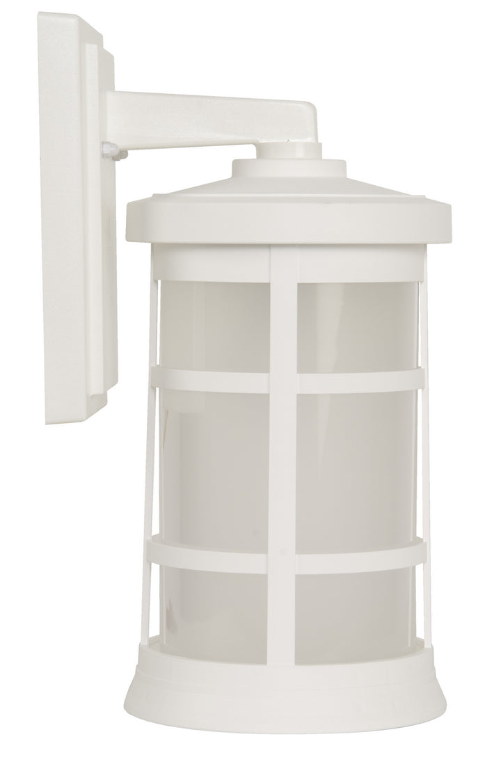 Resilience Lanterns One Light Outdoor Wall Lantern in Textured White