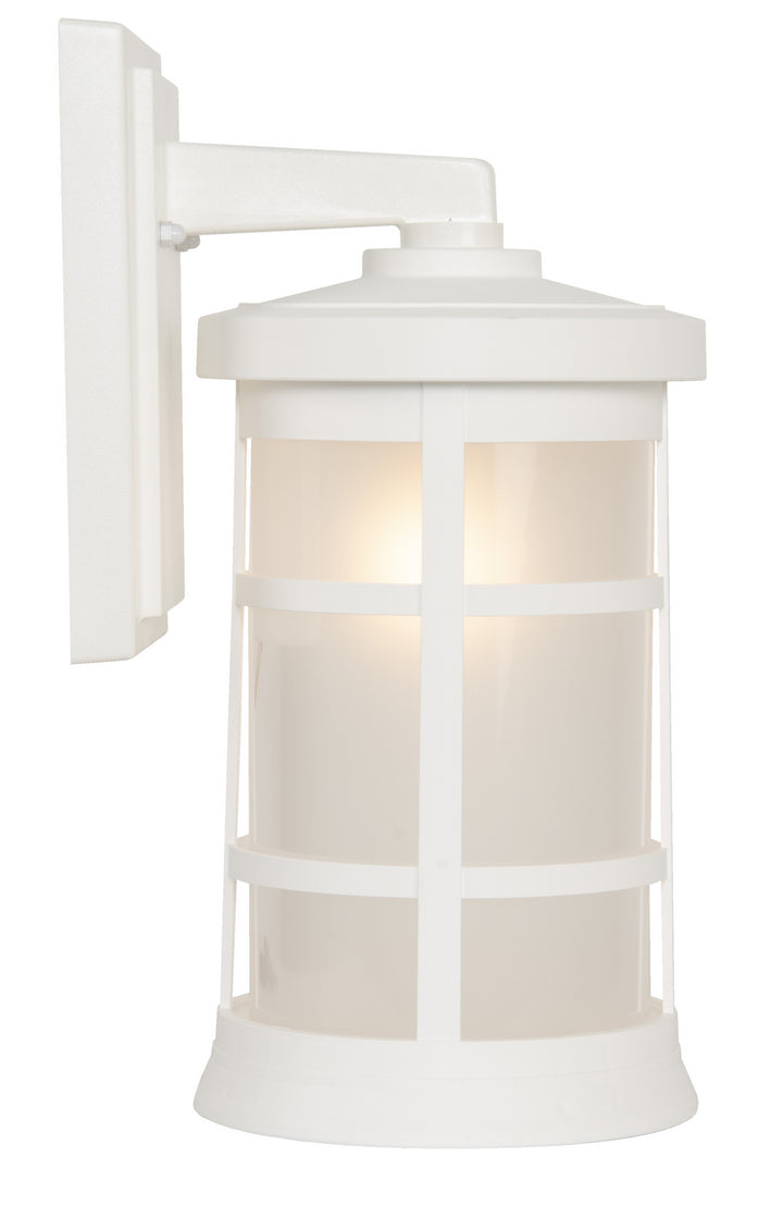 Resilience Lanterns One Light Outdoor Wall Lantern in Textured White