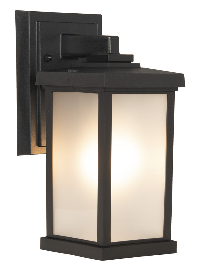 Resilience Lanterns One Light Outdoor Wall Lantern in Textured Black